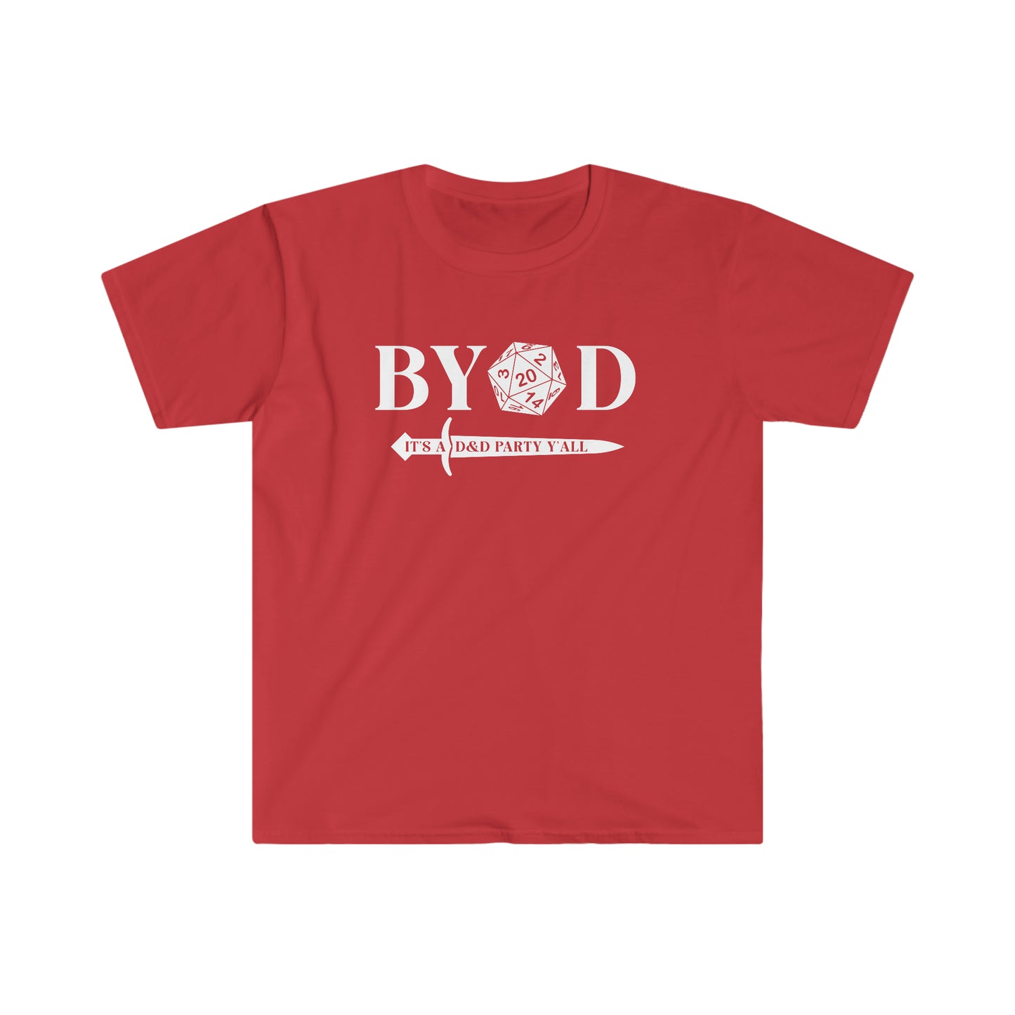 BYOD DnD Unisex Softstyle T-shirt