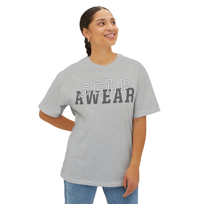 Self Awear Unisex Oversized Boxy Tee