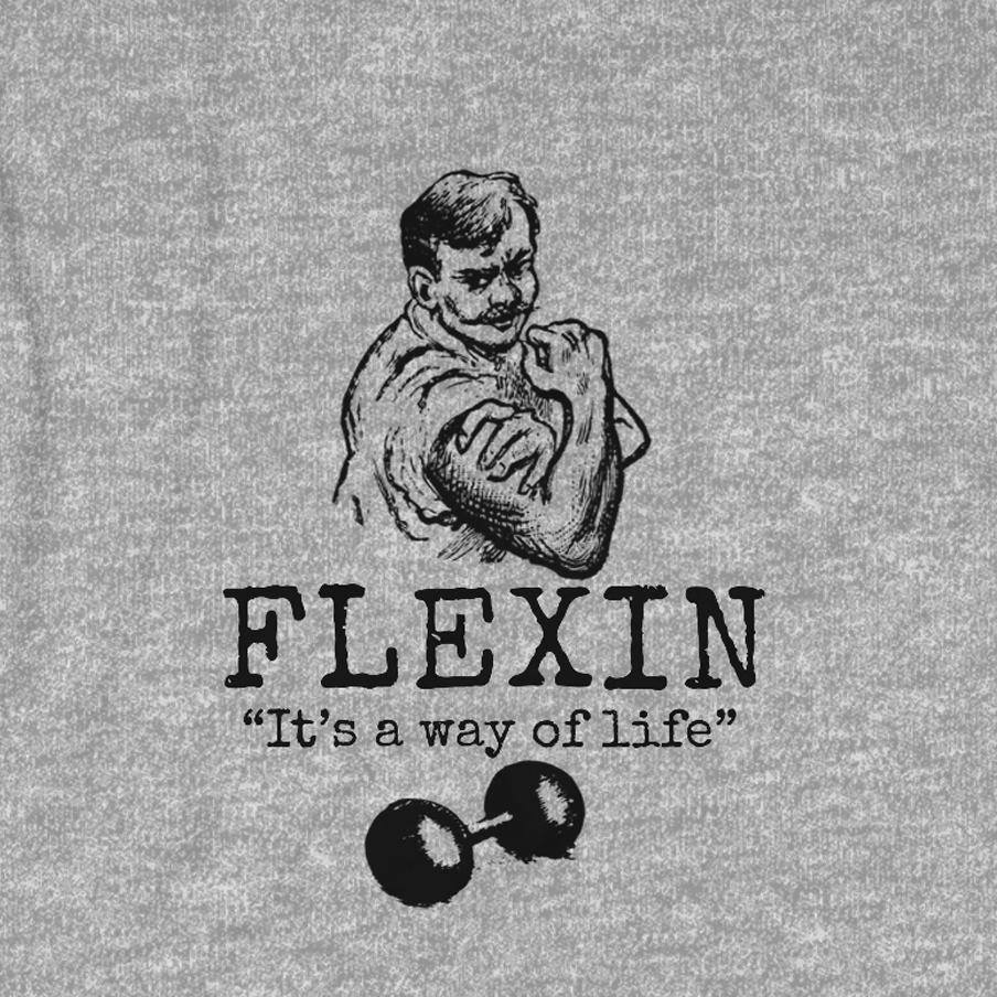 Flexin Unisex Tri-Blend Crew Tee