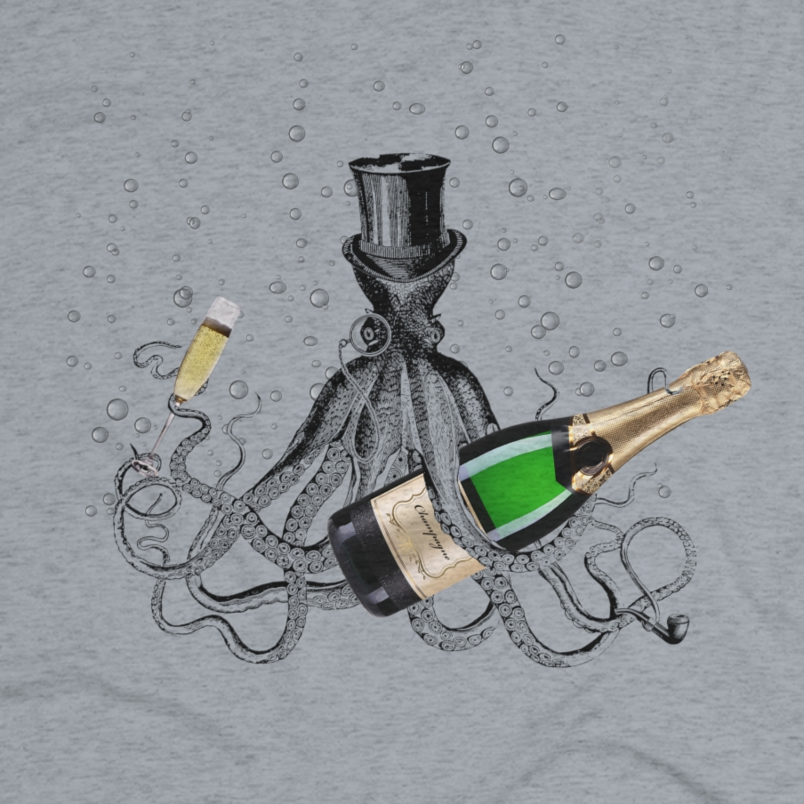 Sir OctoBubbles Unisex Tri-Blend Crew Tee