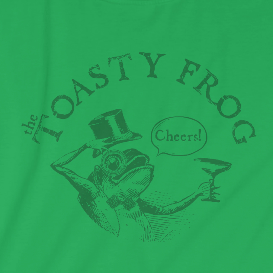 Toasty Frog Cheers logo Adult Unisex Softstyle T-Shirt