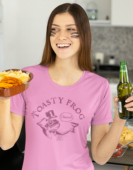 Toasty Frog Cheers logo Women's Premium Tee