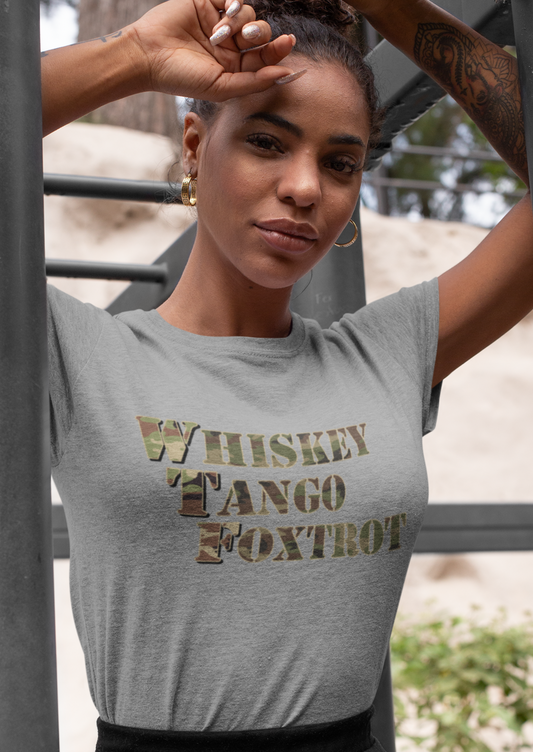 WTF Army Alpha Women's Triblend Tee