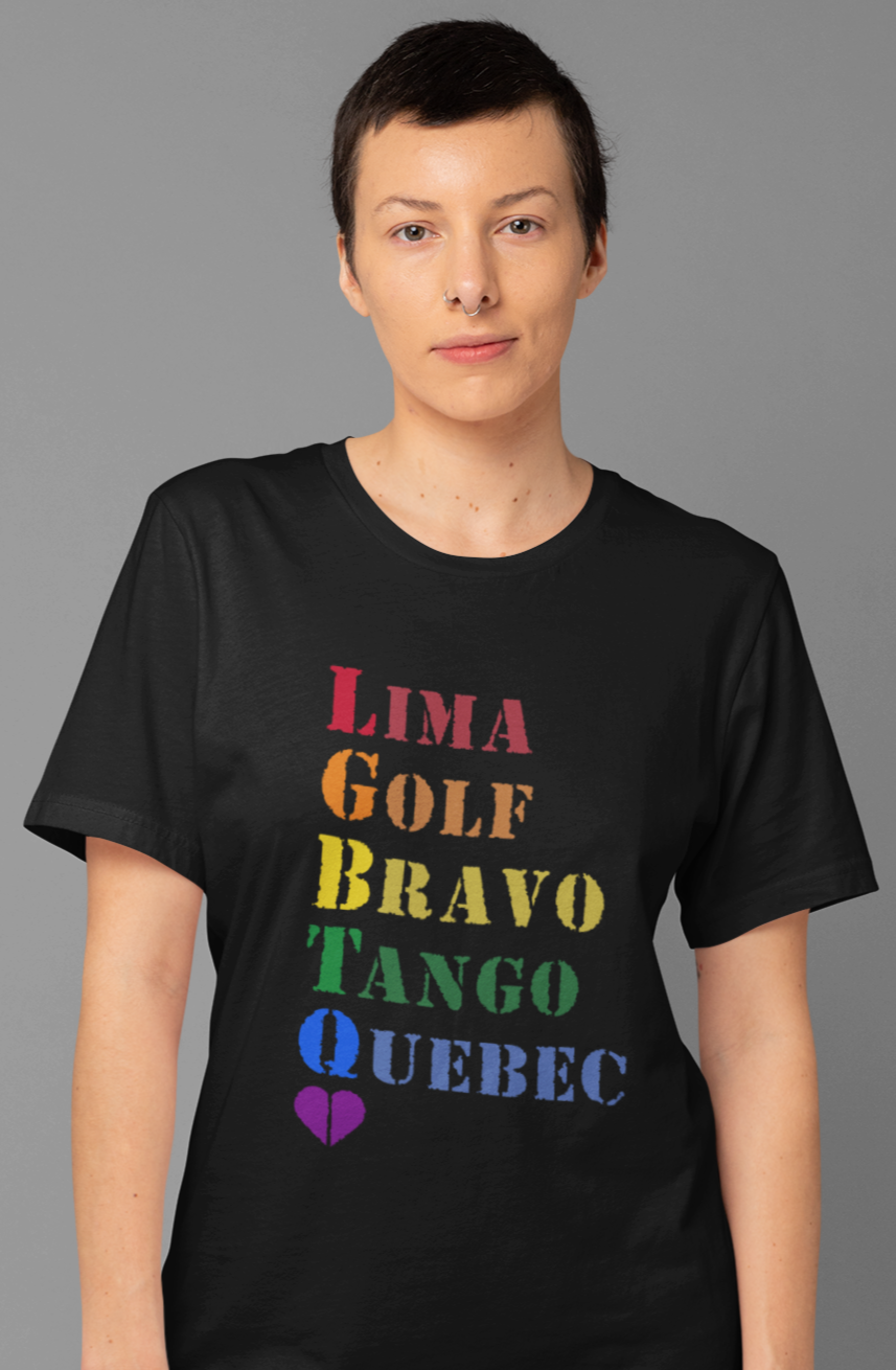 LGBTQ Army Alphabet Women's Favorite Tee