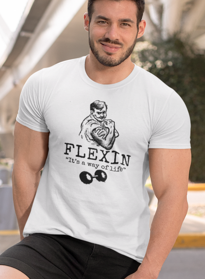 Flexin Unisex Tri-Blend Crew Tee