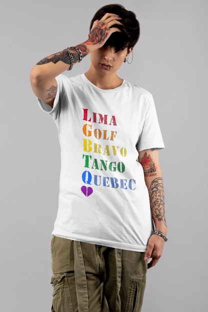 LGBTQ Army Alphabet Women's Favorite Tee