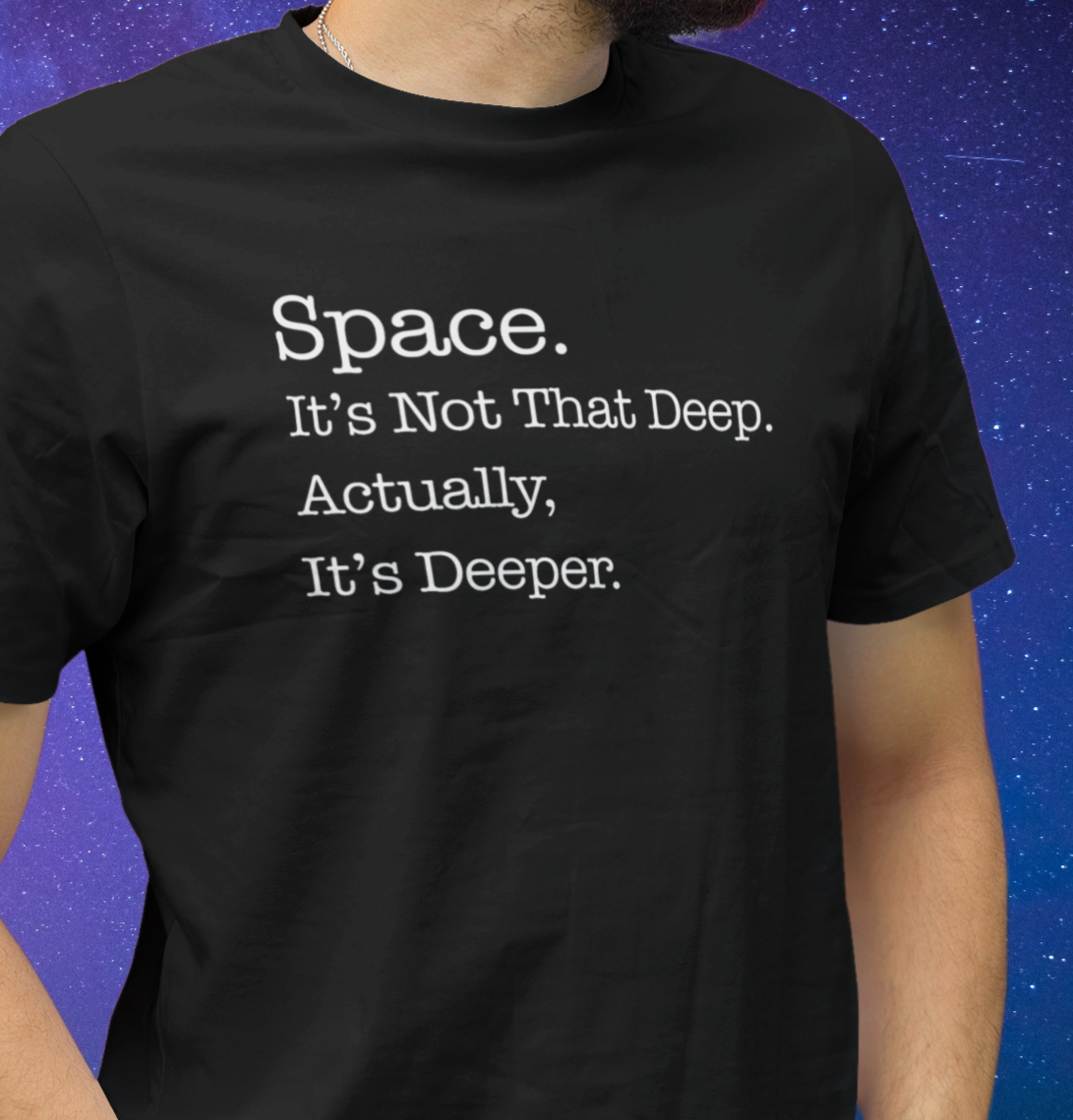 Space is Deep Unisex Softstyle T-shirt