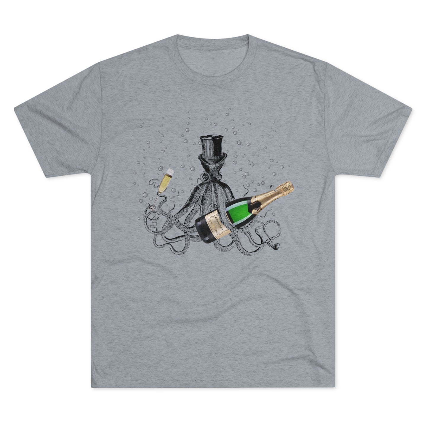 Sir OctoBubbles Unisex Tri-Blend Crew Tee