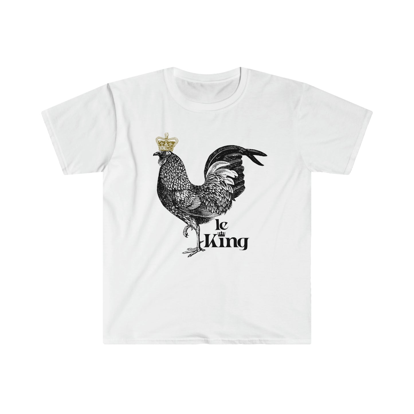 Rooster Le King Unisex Softstyle T-Shirt