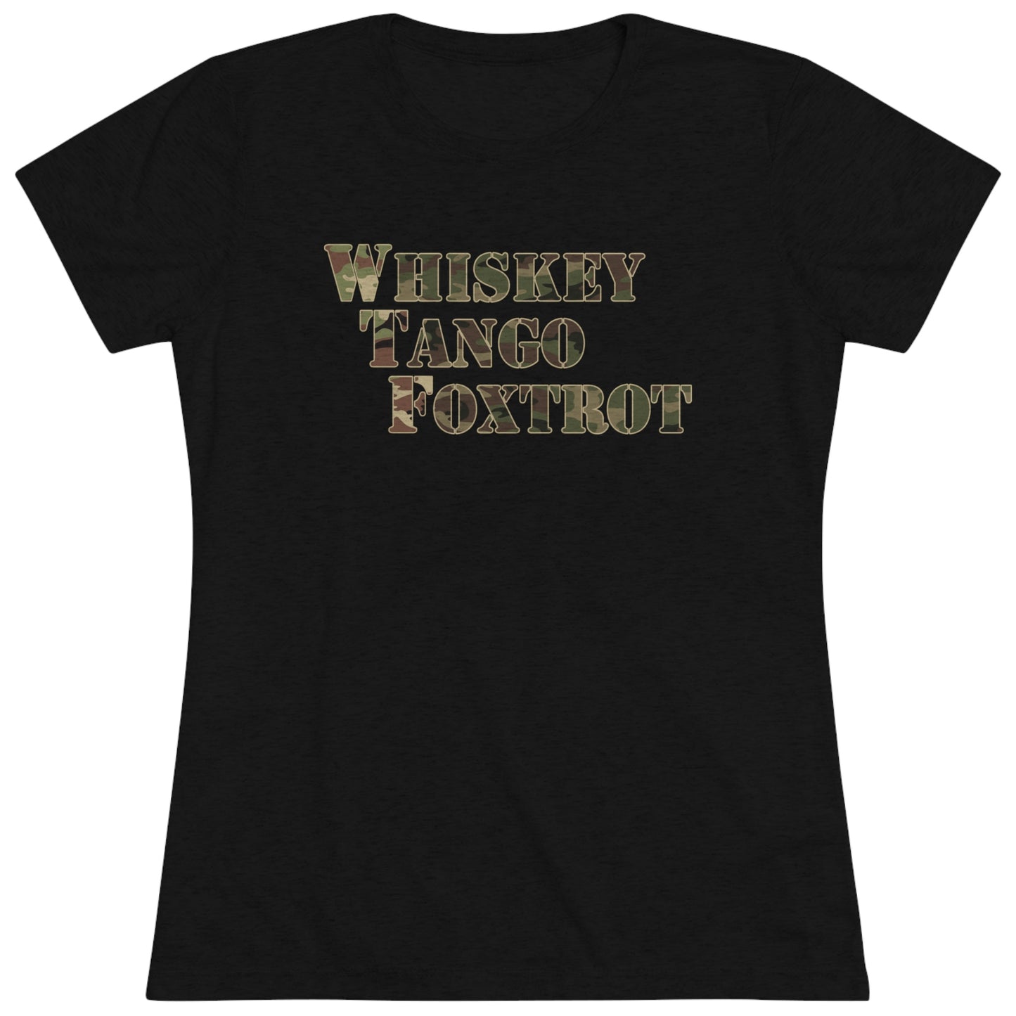 WTF Army Alpha Women's Triblend Tee