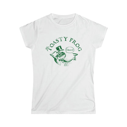 Toasty Frog Cheers logo Women's Premium Tee