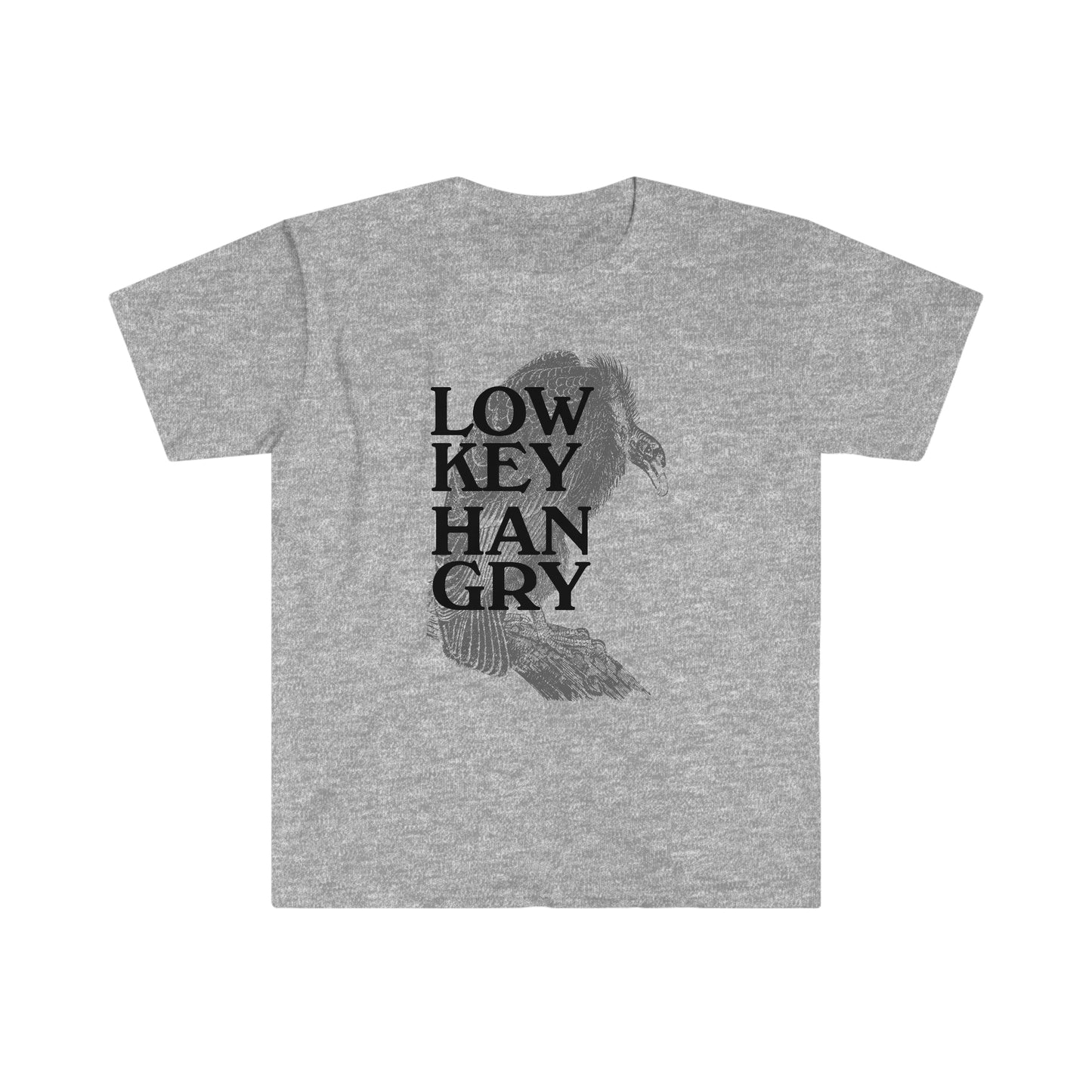 Low-Key Hangry Vulture Unisex Softstyle T-shirt