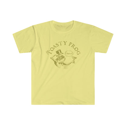 Toasty Frog Cheers logo Adult Unisex Softstyle T-Shirt