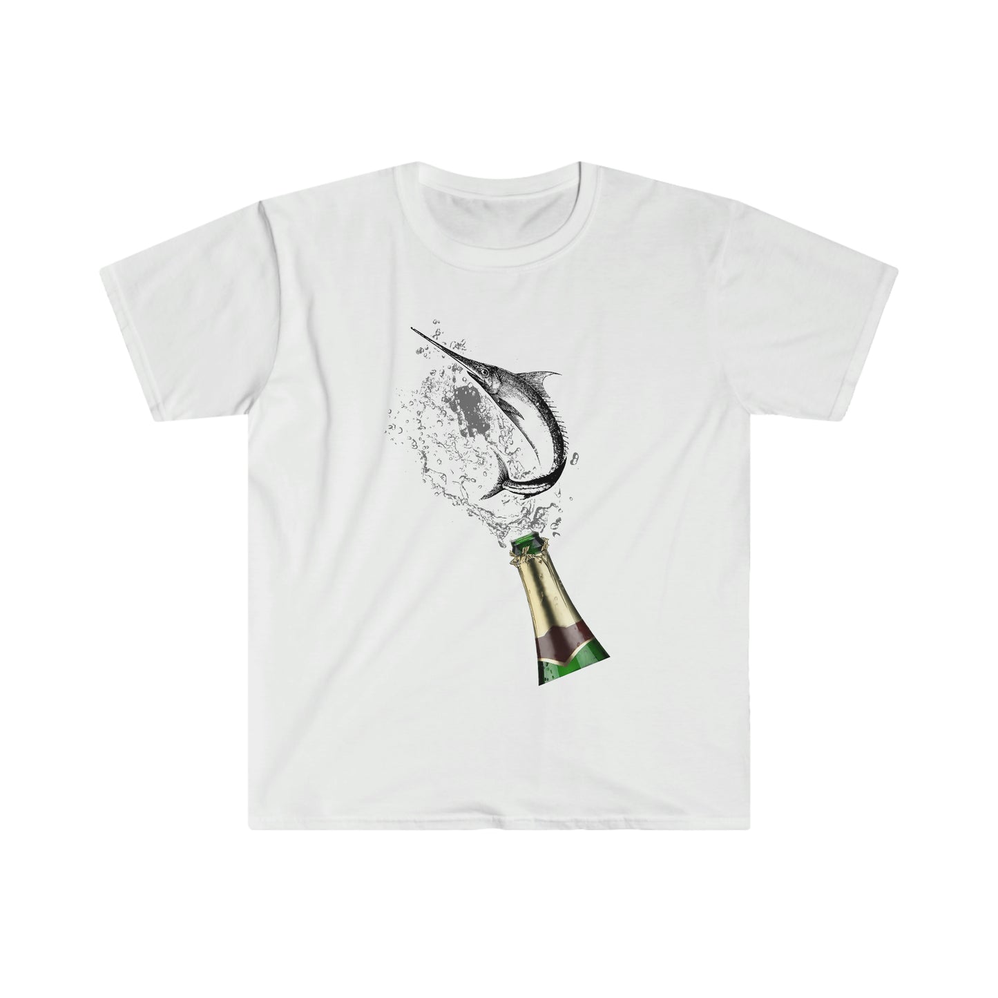 Mr Marlins Bubbles Unisex Softstyle T-Shirt