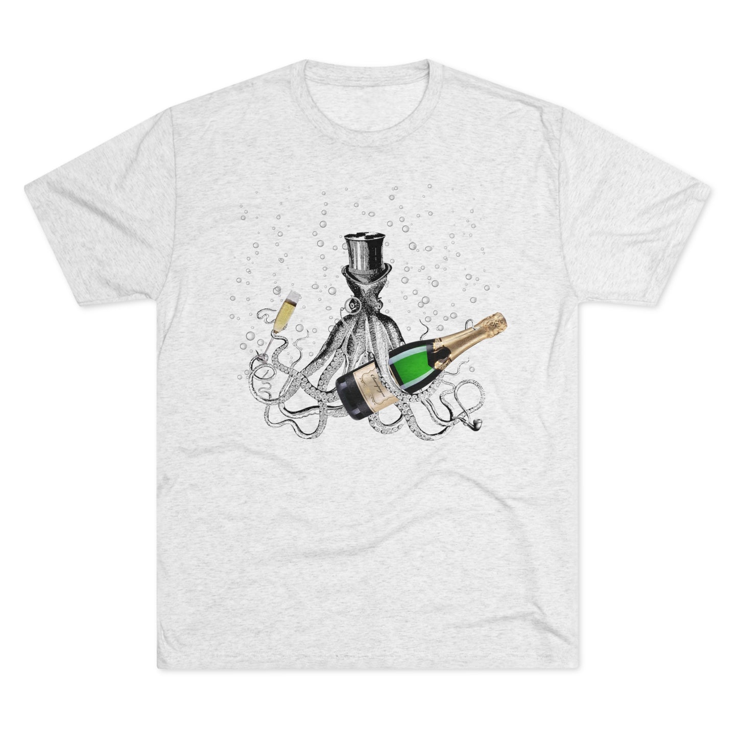 Sir OctoBubbles Unisex Tri-Blend Crew Tee