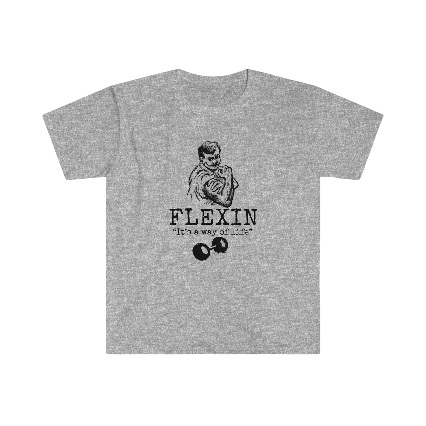 Flexin Unisex Tri-Blend Crew Tee