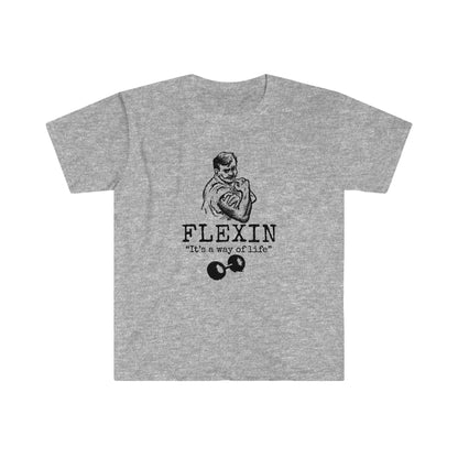 Flexin Unisex Tri-Blend Crew Tee