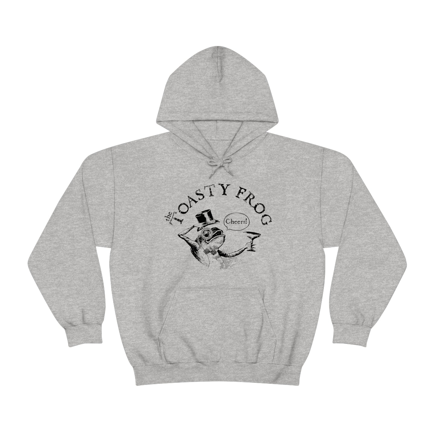 Toasty Frog Cheers Logo Unisex Heavy Blend™ Hooded Sweatshirt