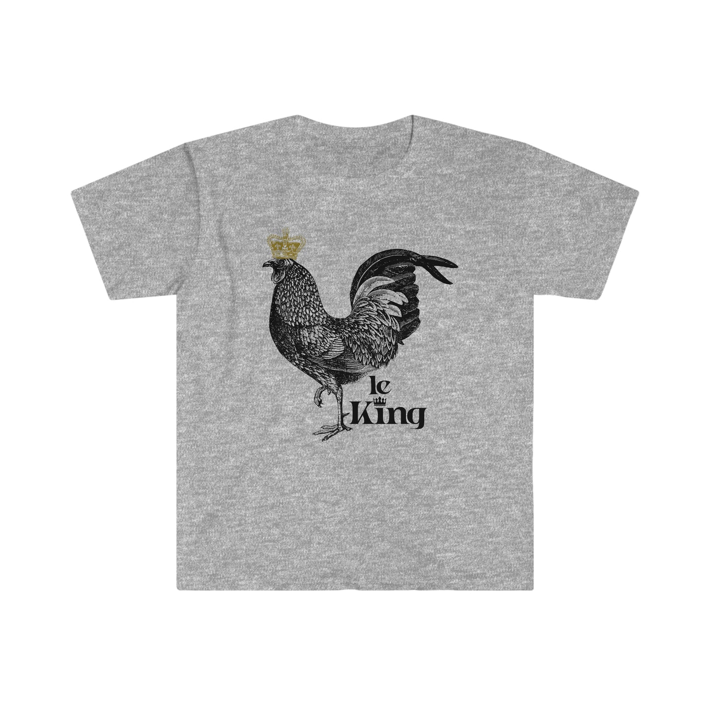 Rooster Le King Unisex Softstyle T-Shirt