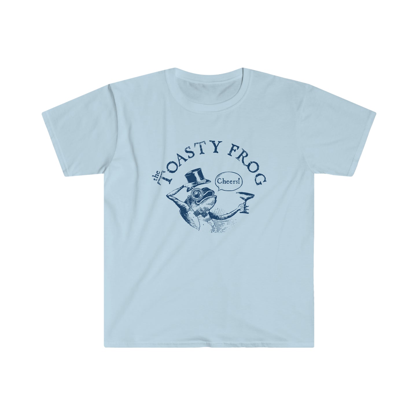 Toasty Frog Cheers logo Adult Unisex Softstyle T-Shirt