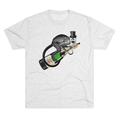 Sir Monkey Bubbles Unisex Tri-Blend Crew Tee