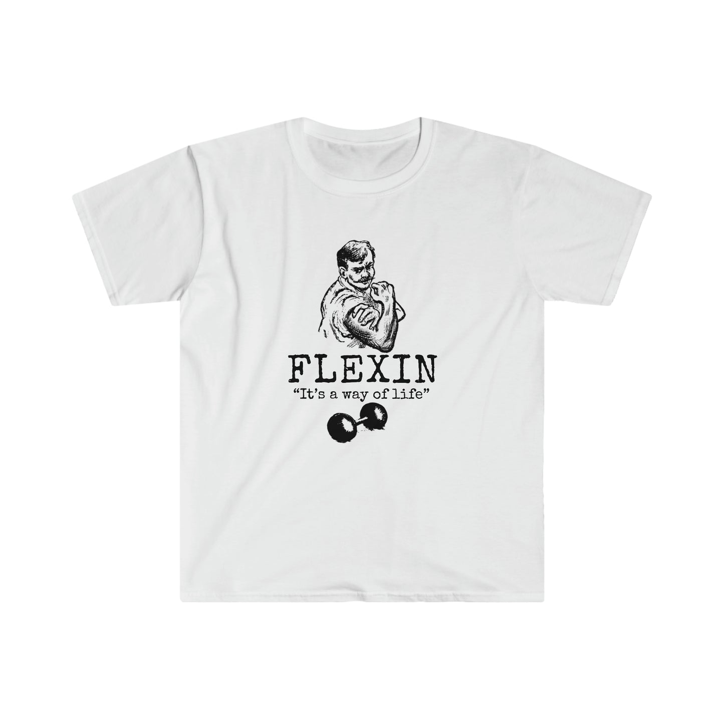 Flexin Unisex Tri-Blend Crew Tee