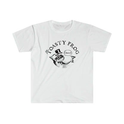 Toasty Frog Cheers logo Adult Unisex Softstyle T-Shirt